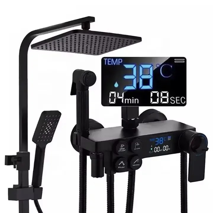 Digital Display Smart Shower System